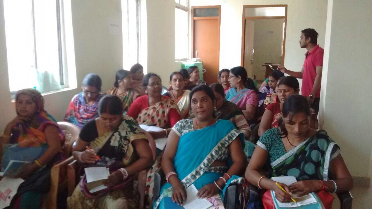 Women and community empowerment session in Bihar